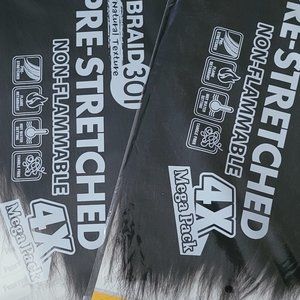 FreeTress Natural Texture Braids Pre-Stretched 4X Braid 301 18"